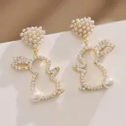 Boho Jewelry Cz Gold Plated Moon Star Crown Leaf Pendant Drop Cubic Zirconia