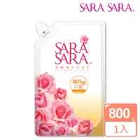 在飛比找momo購物網優惠-【SARA SARA 莎啦莎啦】玫瑰嫩白沐浴乳-補充包800