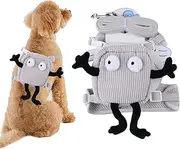 Dog Backpack with Harness,Wearing Backpack Harness for Puppy - Adjustable Travel Hiking Walking Harness Backpack for Small Medium Dogs