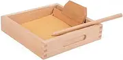 1 Set Scratch Sandbox for B Writing Practicing Sand Table Drawing Plaything Sandbox Educational Wooden