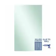 Thermogroup Jackson Rectangle Polished Edge Mirror - 1500x900mm with Hangers and Demister JS1590HND