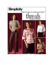 Simplicity Sewing Pattern 2732 Blouse Shirt Misses Size 16-24