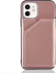XNWKF Wallet Case for iPhone 13/13 Mini/13 Pro/13 Pro Max, Premium PU Leather Wallet Flip Protective Phone Case Cover with Card Holder Magnetic Closure Kickstand (Color : Pink, Size : 13pro max 6.7"