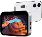 4K Digital Camera, Digital Flash Video Camera with 3Inch Touch Screen 16X Digital Zoom, Music Player, OTG Connection, 3600mAh Compact Small Camera for Boys Girls Student Teen White