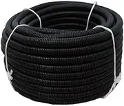 1" x 100 ft. ShurTek® Flexible Corrugated Black LDPE Non-Split Tubing Wire Loom
