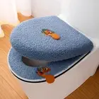 Cartoon Toilet Seat Covers Soft Toilet Ring Cover Toilet Lid Mat WC