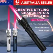 Brightfire Outdoor Torch Windproof Straight Torch Blue Flame Turbine Fire