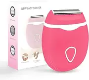 [AELSSPUIT] Ladies Electric Shaver, Dual Blade Design for Body Hair, Armpit & Bikini, Pink Compatible with 2 AAA batteries (Without Battery)