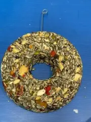 Bird Fruit and Nut parrot aviary seed ring 20cm Australian Made