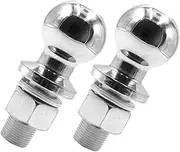 Anneome 2pcs Heavy Duty Trailer Ball M22 Hitch Ball Replacement Tow Ball for Trailer Hitch 50mm Diameter Yacht Hitch Ball Trailer Parts
