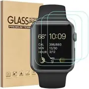 Tourist [3 Pack Compatible for Apple Watch Tempered Glass Screen Protector 38...