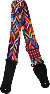 HONITANO Ukulele Shoulder Strap Adjustable Design with Creative Patterns for Comfortable Playing Breathable Material Stable Locking Fits All Heights