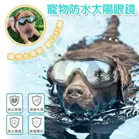 在飛比找momo購物網優惠-【COMET】中大型犬拉風太陽眼鏡(寵物眼鏡 狗狗墨鏡 狗眼