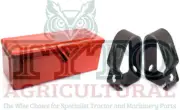 Massey Ferguson 35 35X 135 Tractor Toolbox Red & Brackets