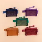 Nylon Mesh Travel Grid Bag Mini Triangle Mesh Wallet Fashion Cosmetic Bag