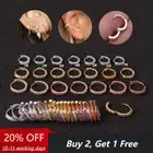 Crystal Earring Ear Hoop Gem Tragus Helix Cartilage Daith Earrings Piercing