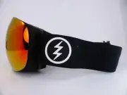 Electric EG3.5 Snow Goggles Matte Black - Brose/Red Chrome Lens - New in Box