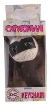 DC Comics 2.5" Catwoman String Doll Keychain Voodoo Phone Charm Figure NIB