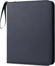 Card Binder 9 Pocket with 40 Removable Sleeves-Can Hold 720Cards,3-Ring Zipper S