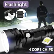 120000LM CREE L2 LED Tactical Rechargeable Flashlight USB Camping Hunting Torch