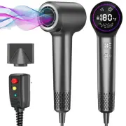 Hair Dryer,Ionic Hair Dryer for Women/Man，110, 000 RPM Professional HD Displa...