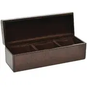 Leatherkart Leather Watch Holder (3 Watches) - Dark Brown