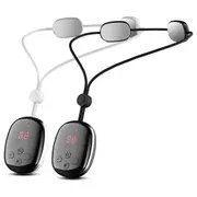 Electric EMS Hanging Spine Massager Neck Shoulder Massage Hot Compress Massager