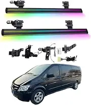 BJOHQ Electric Running Boards Compatible for Mercedes-Benz VITO 2010-2014 with Light, SUV, Off-Road & Pickup Trucks - Retractable Truck Steps & Nerf Bars