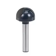 Router Bit 1/4 Shank 3/4 inch Core Box 2 Flutes Carbide Tip for Carpentry