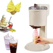 Soft Serve Ice Cream Machine, ​Fully Automatic Mini Ice Cream Maker 1000Ml, Homemade Fast Countertop Ice Cream Maker, Dessert Yogurt Cone Sorbet, with Electronic Scale Measuring Cup