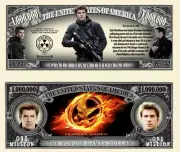 OUR GALE HAWTHORNE HUNGER GAMES MILLION DOLLAR BILL (25 Bills)