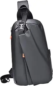 [Generic] Men’s Sling Bag | Lightweight Waterproof Shoulder Backpack For Travel, Hiking, Cycling And Work | Spacious And Stylish crosbody Bag - 13.78x3.15x9.06 Inches