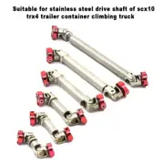 Stainless Steel Drive Shaft For 1/14 Tamiya SCX10 D90 RC4WD RC Crawler Car Parts