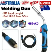 MB24KD Welder Torch Welding Gun MIG/MAG W/5M Lenght Lead Suit 0.8-1.2mm Wire AU