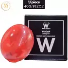 W soap WINK WHITE red soap perfect deep cleansing nature black box red cube 40g