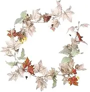 ABOOFAN Artificial Hanging Vine Swag for Fall Vibrant Thanksgiving Day Front Door Decoration Autumn Theme Home Accent