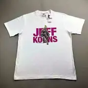 Uniqlo Jeff Koons T-Shirt Adult Large White Seated Ballerina Art Graphic UT NWT