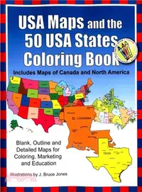 在飛比找三民網路書店優惠-USA Maps and the 50 USA States