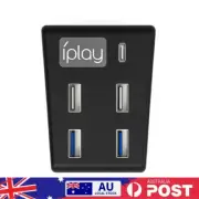 5 in 1 USB Hub USB3.0 Splitter Expander Adapter Type C High Speed Ports for PS5