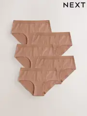 Nude Hipster Briefs 5 Pack (5-16yrs) (AB6635) | $19 - $28