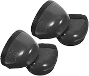Generic 2Pairs Toe Caps for Men Safety Shoe Protectors Metatarsal Guards Easy to Install Rubber Toe Covers for Work Shoes Prevents Puncture Damage