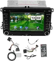 Brilluxa DVD Player, 2DIN GPS Navigation, Compatible with Seat AB, Altea XL AB, Car Multimedia Receiver, Touchscreen Navigation System