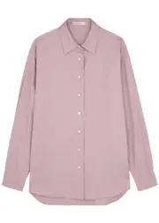 The Row Attica Oversized Cotton Shirt - Red - S (UK8-10 / S) S (UK8-10 / S)