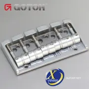 NEW Gotoh 404SJ-5 5-String Bass Bridge MULTI TONAL Steel Saddles X-FINISH-CHROME