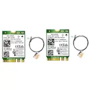 2PCS 8260 8260NGW WiFi Card+Antenna 2.4G/5Ghz 867M Bluetooth 4.2 NGFF M.24564