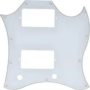 Dopro American Standard SG Guitar Full Face Pickguard fits USA Gibson SG Special Guitar White 3 Ply
