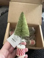 NIB Magnolia Thread Spool Mini Trees - Set Of 3