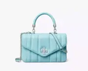 NWT Tory Burch Mini Kira Top Handle Satchel Bag in Leather With Dust Bag