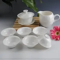 在飛比找PChome商店街優惠-白綠結晶釉茶具 功夫茶具 整套茶具套裝 玉瓷茶具茶杯 特價