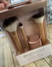 Makeup Brush Kit Set EcoTools Precious Metals Face Blend & Sculpt Set Women’s